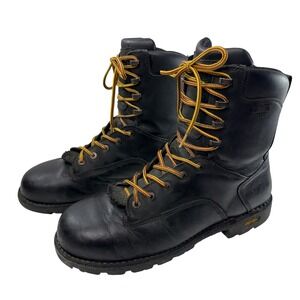 Danner Gritstone 8" Black AT Waterproof Boots Men 11D Leather Kilte Steel Toe